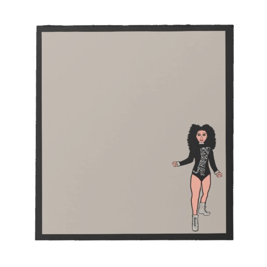 Danser Notitieblok Zwart / Zilver B 2 (Voorkant)