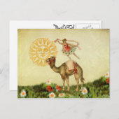  danser op een kamp briefkaart (Voorkant / Achterkant)