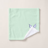 Danser Purple Bunny Mint Pâques (Gant de toilette)