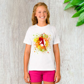 Danser Silhouette Meisjes T-shirt