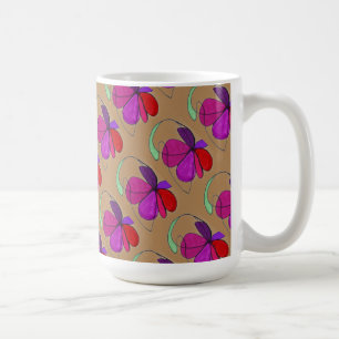 "Danser sur Brown Carrelé" Résumé Conception Mug