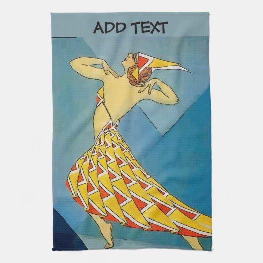 danser theedoek (Verticaal)