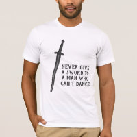 Danser / Zwaardvechter Slogan met Zwaard Graphic o