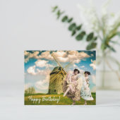  danserende ventilatoren en windmolens briefkaart (Staand voorkant)