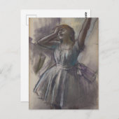 Danseres die Edgar Degas uitrekt Briefkaart (Voorkant / Achterkant)