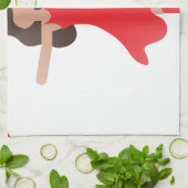 danseres emoji theedoek (Gevouwen)