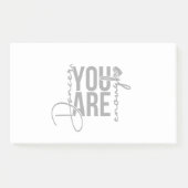 Danseres, je bent genoeg. Post it notes (Voorkant)