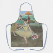 Danseres met Boeket, Buigend door Edgar Degas Schort (Voorkant)