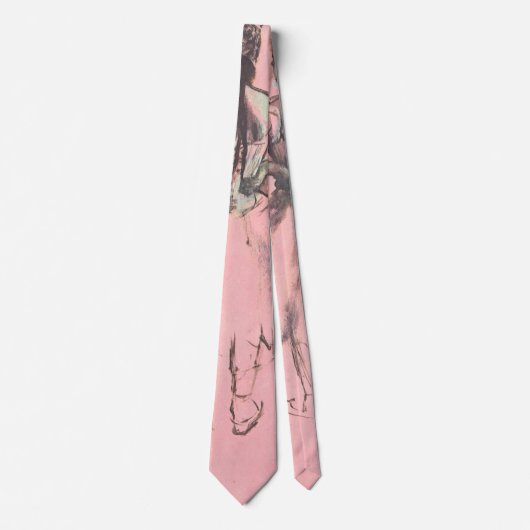 Danseresse van achteren, handen op de heupen door  stropdas (Voorkant)