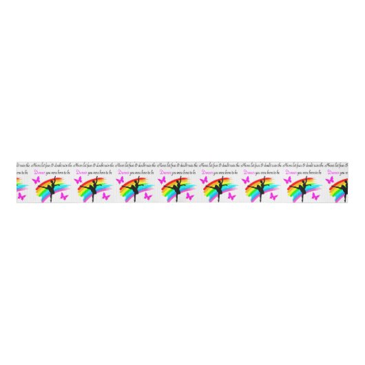 DANSERQUOTE GROSGRAIN LINT (Voorkant)