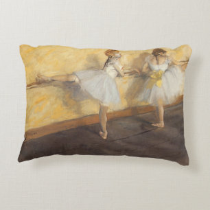 Dansers aan de Bar door Edgar Degas, Vintage Balle Decoratief Kussen
