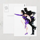 dansers briefkaart (Voorkant / Achterkant)