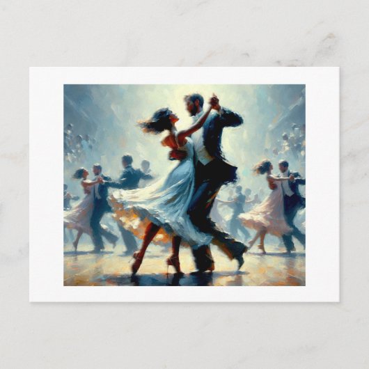 Dansers, Briefkaart (Voorkant)