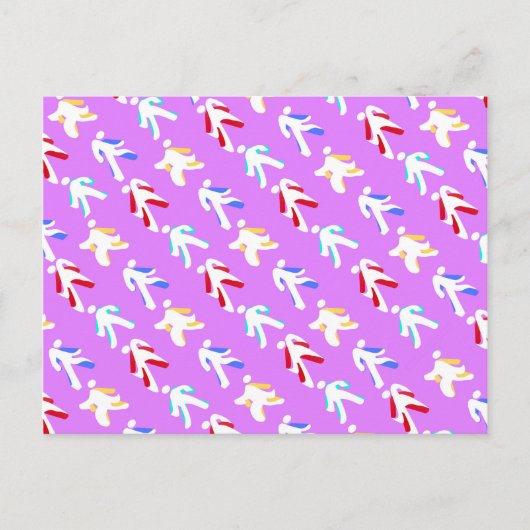 dansers briefkaart (Voorkant)