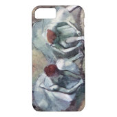 dansers die hun schoenen binden, Edgar Degas Case-Mate iPhone Case (Achterkant)