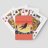 dansers en luidsprekers pokerkaarten (Achterkant)