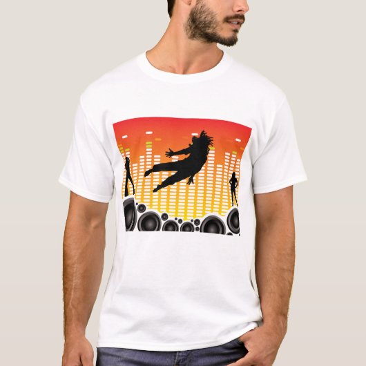 dansers en luidsprekers t-shirt (Voorkant)