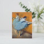 Dansers in de Barre, Edgar Degas Briefkaart (Staand voorkant)