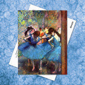 Dansers in het blauwe ballet Edgar Degas Briefkaart