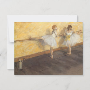 dansers op de balie door Edgar Degas, ballet