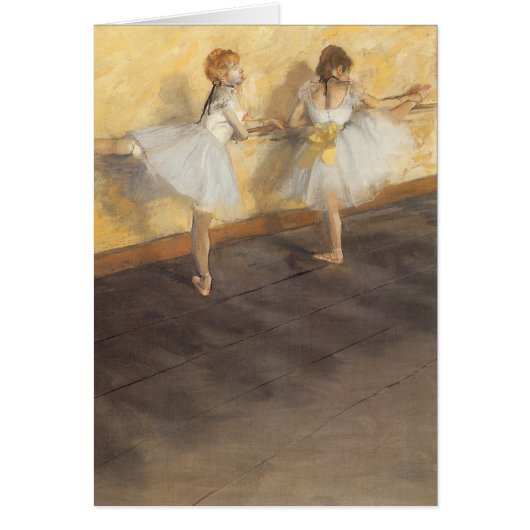 dansers op de balie door Edgar Degas, ballet (Voorkant)