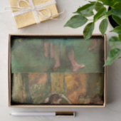 Dansers, Roze en Groen van Degas, Kunst Tissuepapier (Geschenk)