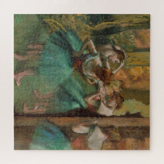 Dansers, Roze en Groene Edgar Degas Legpuzzel (Horizontaal)