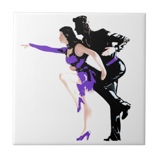 dansers tegeltje (Voorkant)