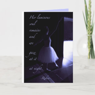 Dansers Voorbereiding Kaart Blauw