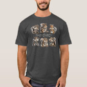 Danses Avec T-shirt écureuils (Devant)