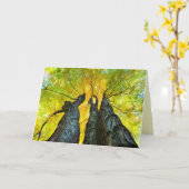 Danses Dames, Carte Automne, automne, arbre (Fleur jaune)