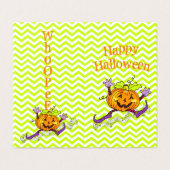 Danses musicales Cartes de classe Citrouilles Hall (Outside Unfolded)