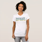 Danses polynésiennes sur le T-shirts et (Devant entier)