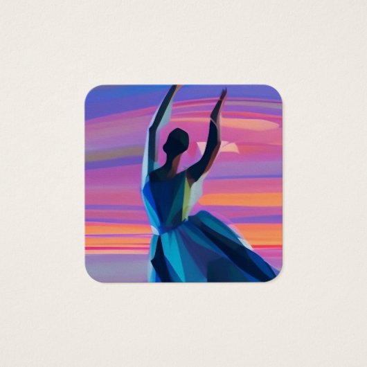 Danseur au coucher du soleil (Devant)