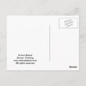 Danseur, carte postale (Dos)