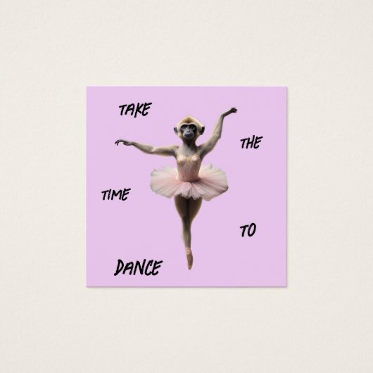 Danseur De Ballet Gibbon Dans Un Tutu, (Devant)