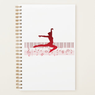 Danseur de ballet sur un clavier
