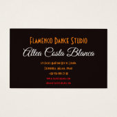 Danseur de flamenco espagnol avec ventilateur. noi (Dos)