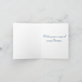 Danseur de flocon de neige de carte de Noël (Intérieur)