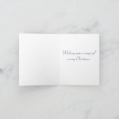 Danseur de flocon de neige de chat de carte de (Intérieur)