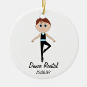 Danseur de garçon : Ornement commémoratif de (Devant)