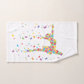 Danseur de papillon (Serviette à main)
