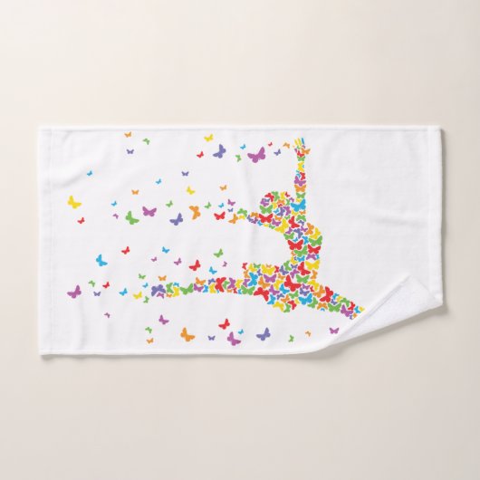 Danseur de papillon (Serviette à main)