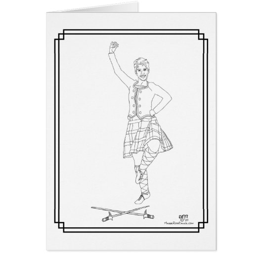 Danseur des Highlands écossais (Devant)