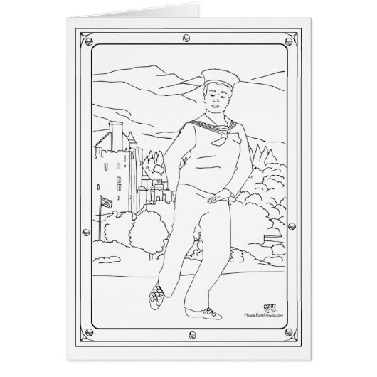 Danseur des Highlands écossais (Devant)