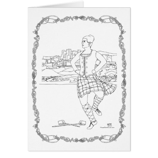 Danseur des Highlands écossais (Devant)