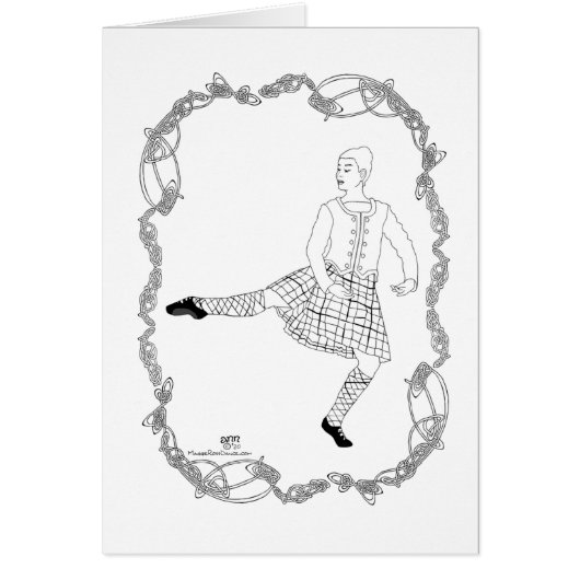 Danseur des Highlands écossais (Devant)