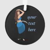 Danseur du ventre personnalisable (dos)