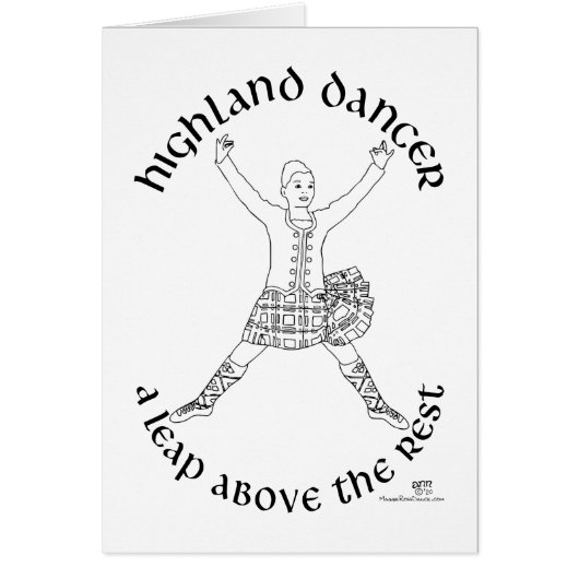 Danseur écossais des Highlands (Devant)