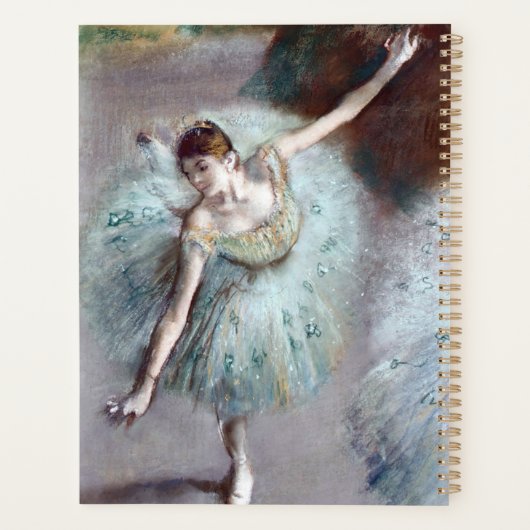 Danseur en vert par Edgar Degas (Dos)